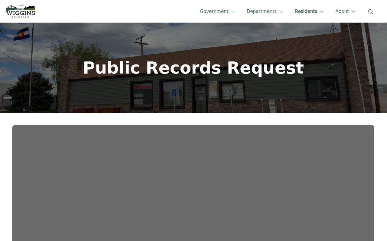 Morgan County arrest warrant municipal records request